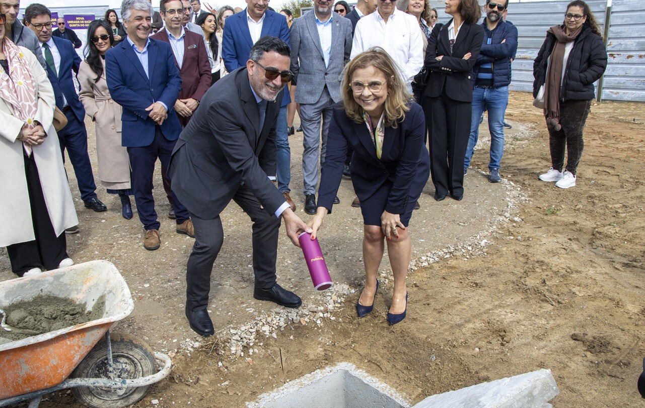 Unidade Saúde Quinta do Anjo: lançamento da 1.ª pedra marca início da obra