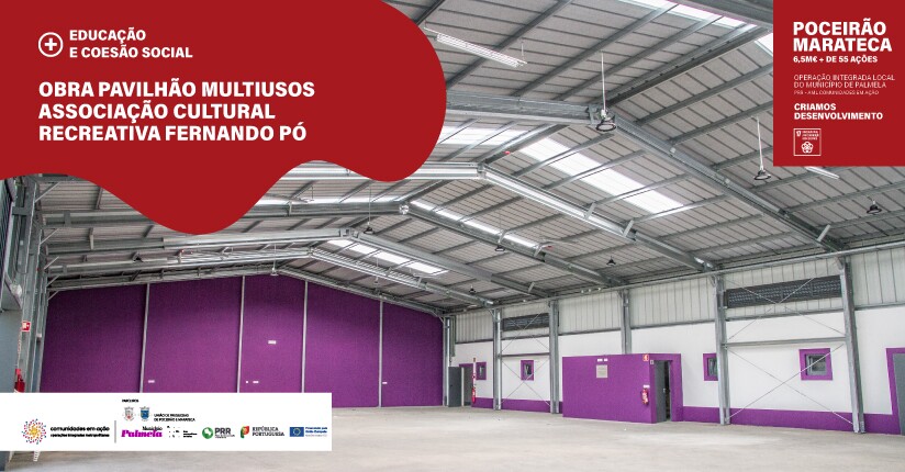 Associação de Fernando Pó - obra do Pavilhão Multiusos em concurso