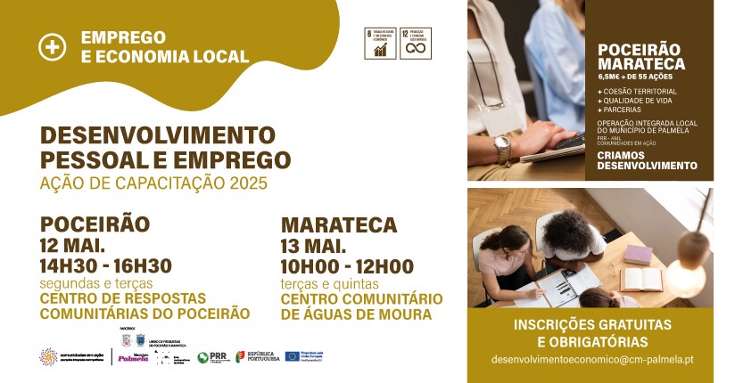 Ação “Desenvolvimento Pessoal e Emprego”: inscrições alargadas a 9 maio