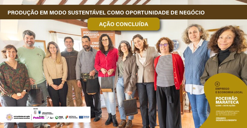 “Produção sustentável”: Formandas/os concluíram ação a 3 de maio