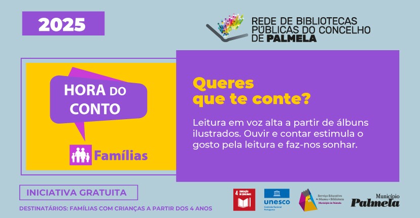“Hora do Conto Famílias” com ações gratuitas: Participe!