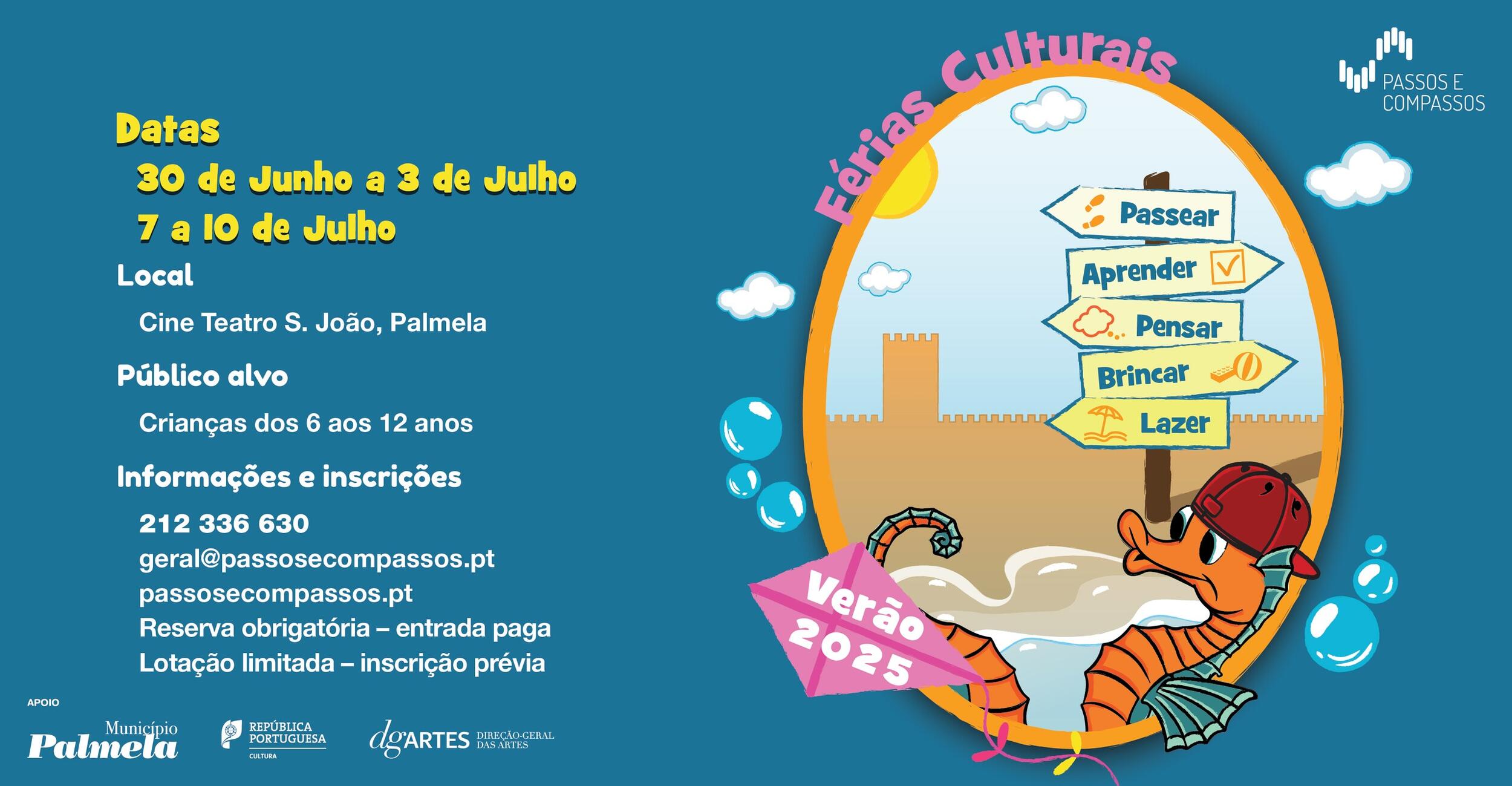 Férias Culturais com atividades para as/os mais novas/os no verão