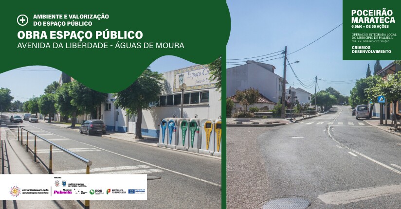 Requalificação espaço público - Av. Liberdade/Águas Moura: concurso publicado em Diário da República