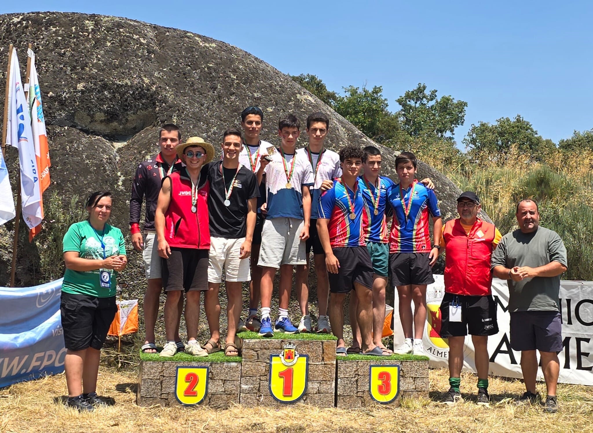Palmela Desporto - Cadetes Masculinos Campeões de Estafetas/Orientação