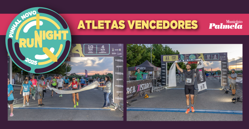 João Jesus e Raquel Subtil vencem Pinhal Novo Night Run 2025
