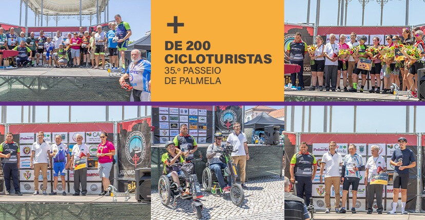 35.º Passeio de Palmela recebeu mais de 200 cicloturistas de todo país