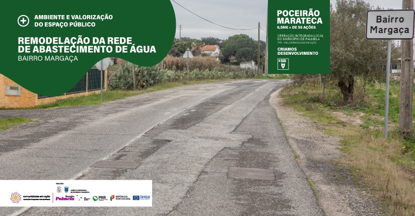 Bairro Margaça: remodelação da rede de abastecimento de água já iniciou