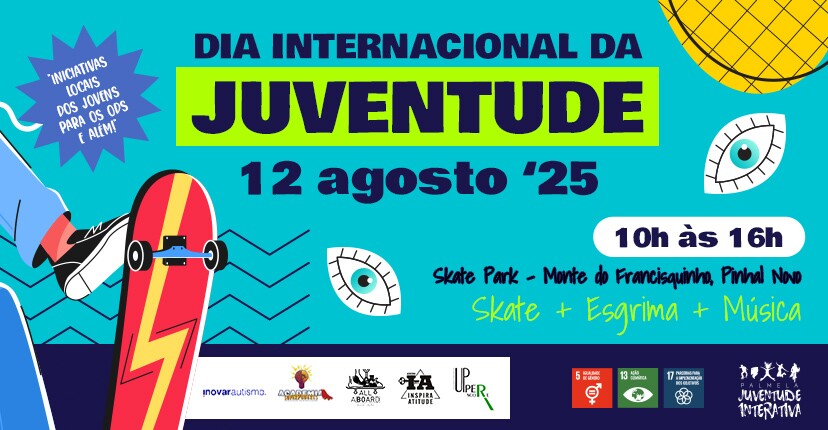 Dia da Juventude com atividades no Skate Park do Monte do Francisquinho