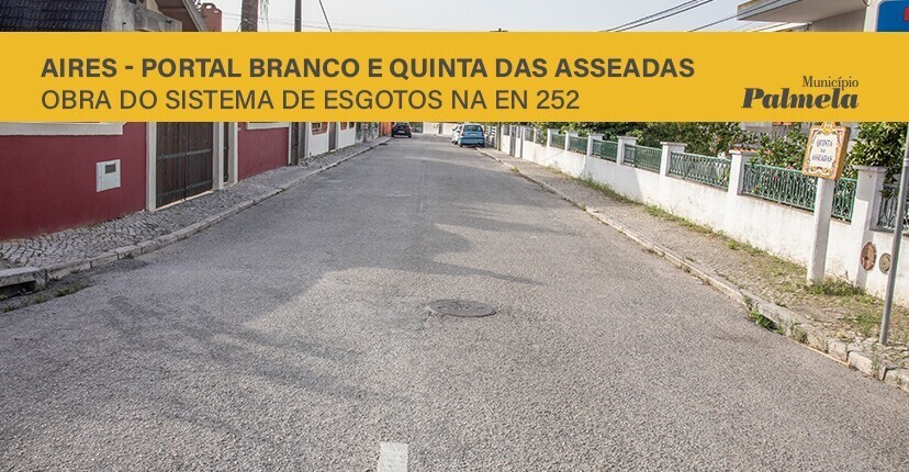 Portal Branco/Quinta Asseadas Adjudicada obra de ampliação do sistema de esgotos