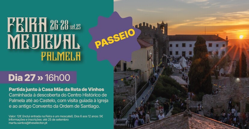 Passeio pelos trilhos da Feira Medieval: inscreva-se até 25 setembro