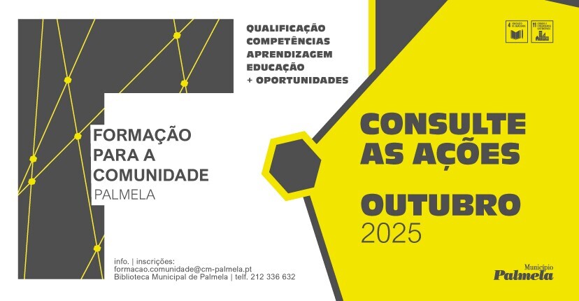 “Formação para a Comunidade”: escrita criativa, bem-estar, culinária, artes e ambiente em outubro