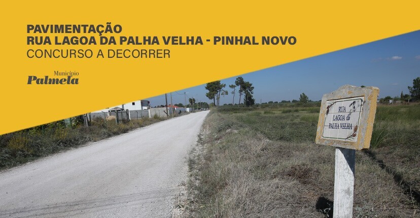 Pavimentação da Rua da Lagoa da Palha Velha/Pinhal Novo - concurso aberto