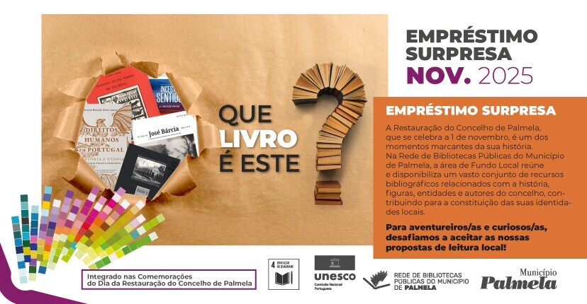 Novembro com “Empréstimo Surpresa” nas Bibliotecas Municipais