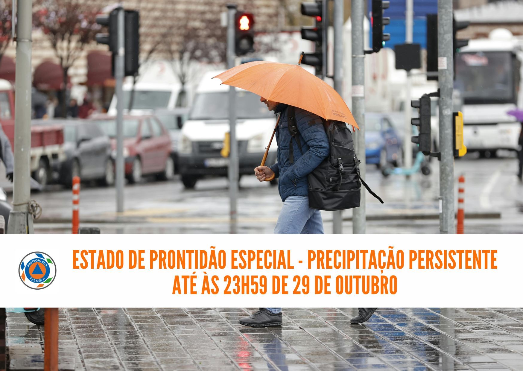 Estado de Prontidão Especial - Precipitação Persistente até às 23h59 de 29 outubro 
