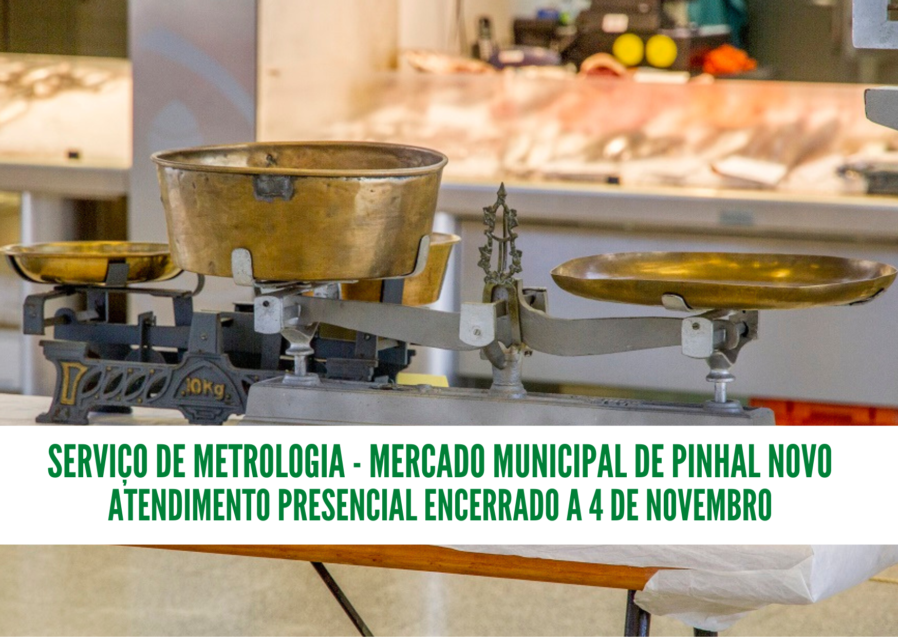 Serviço de Metrologia sem atendimento presencial a 4 novembro