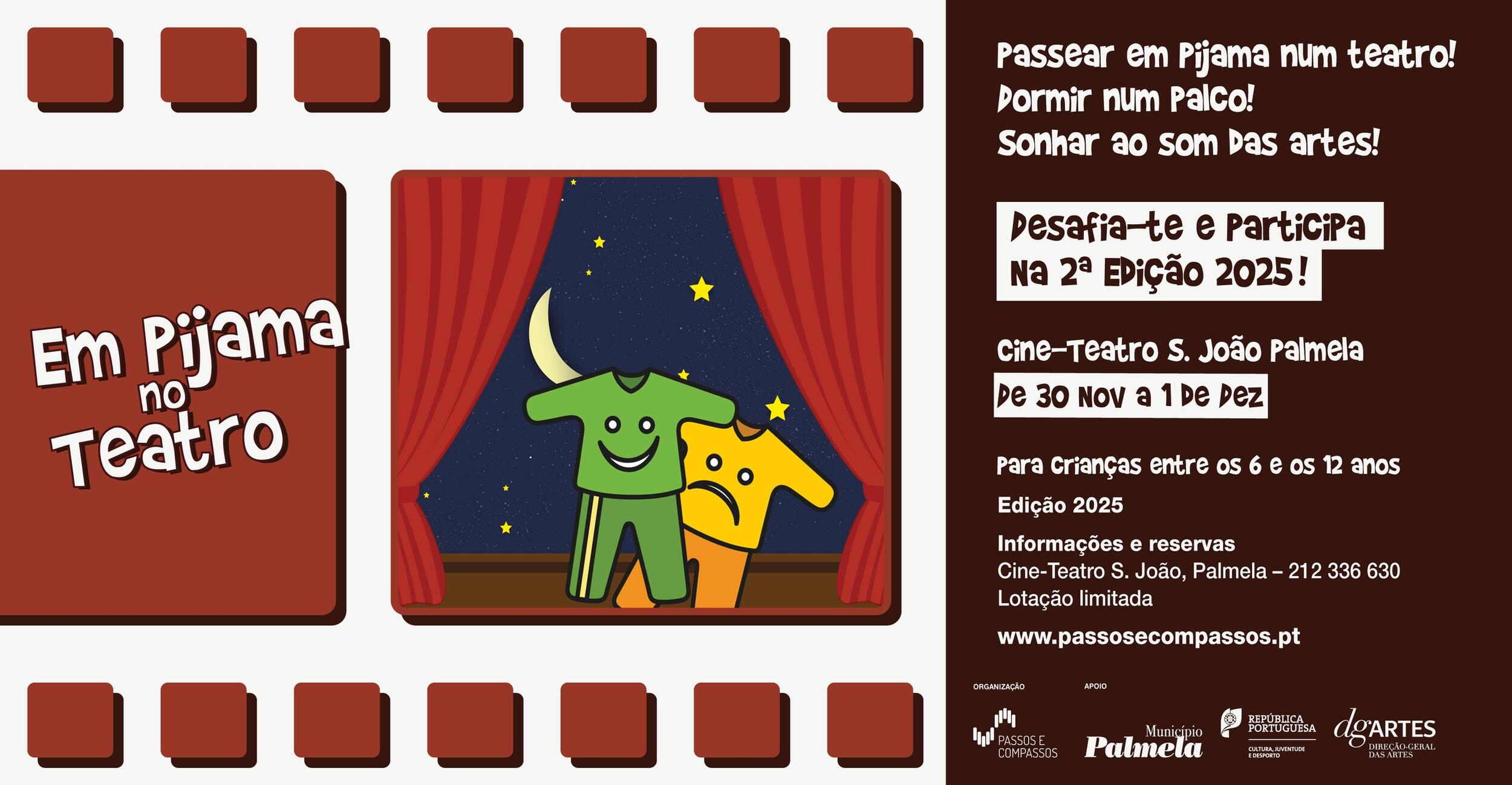 “Em Pijama no Teatro”: Cine-Teatro S. João volta a abrir o palco às crianças!