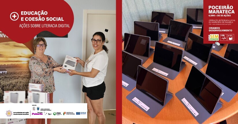 “Clique Sem Idade” reforça literacia digital: seniores de Poceirão/Marateca recebem tablets