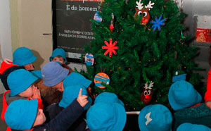 Espírito natalício invade Mercado Municipal de Palmela 