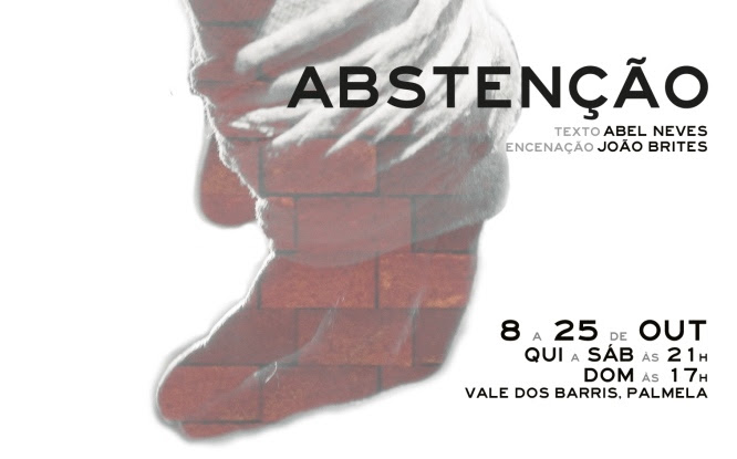 Teatro O Bando estreia “Abstenção” a 8 de outubro
