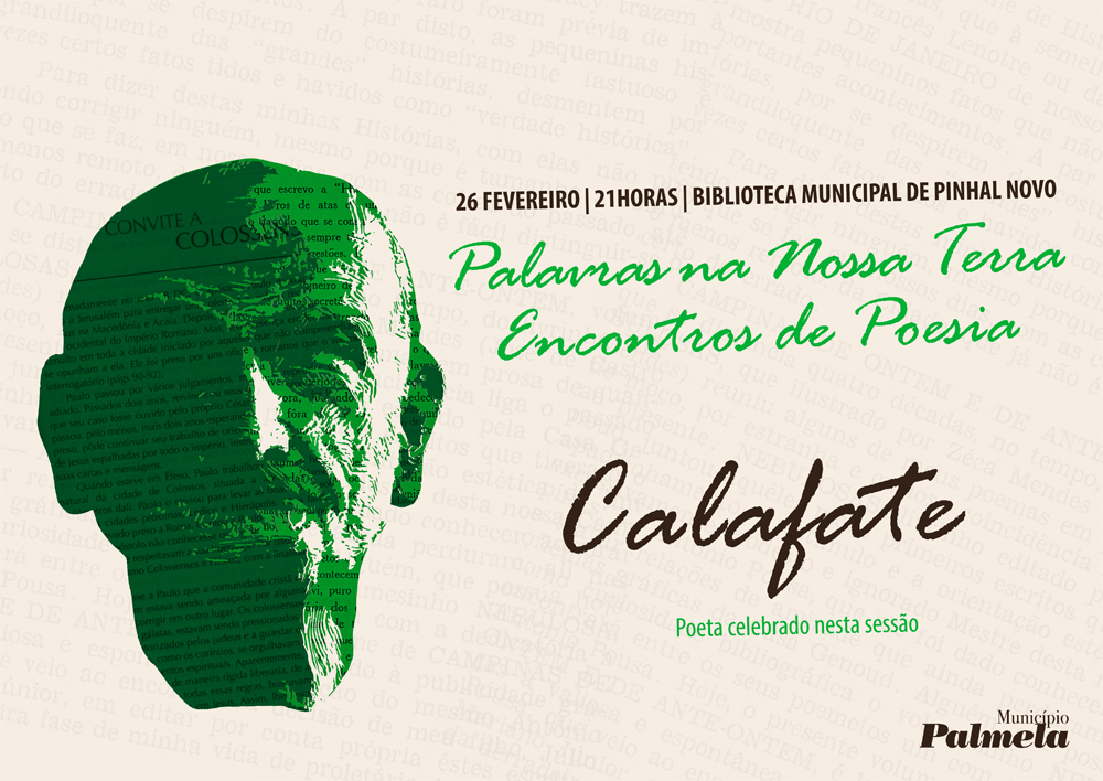 “Palavras na nossa terra”: Calafate é o poeta em destaque na tertúlia de fevereiro