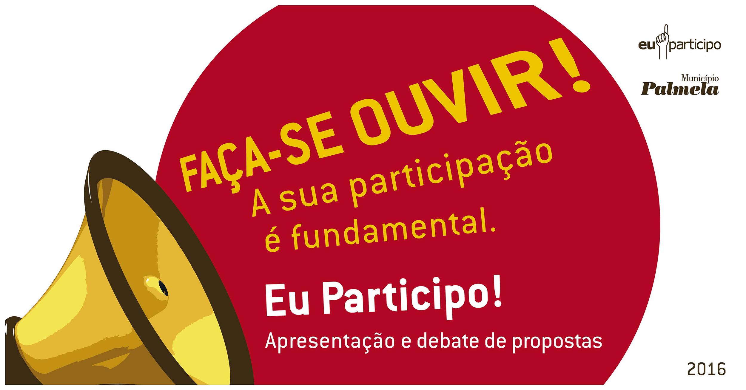 Processo OP/Eu Participo! 2016 - Palmela recebe propostas até ao final de maio