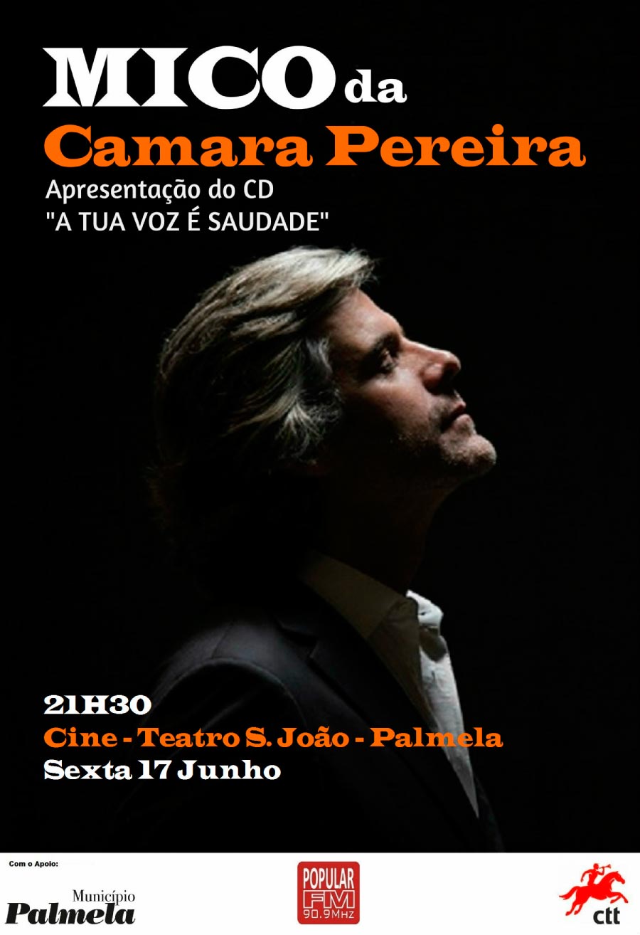 Mico da Camara Pereira apresenta "A tua voz é saudade" em Palmela