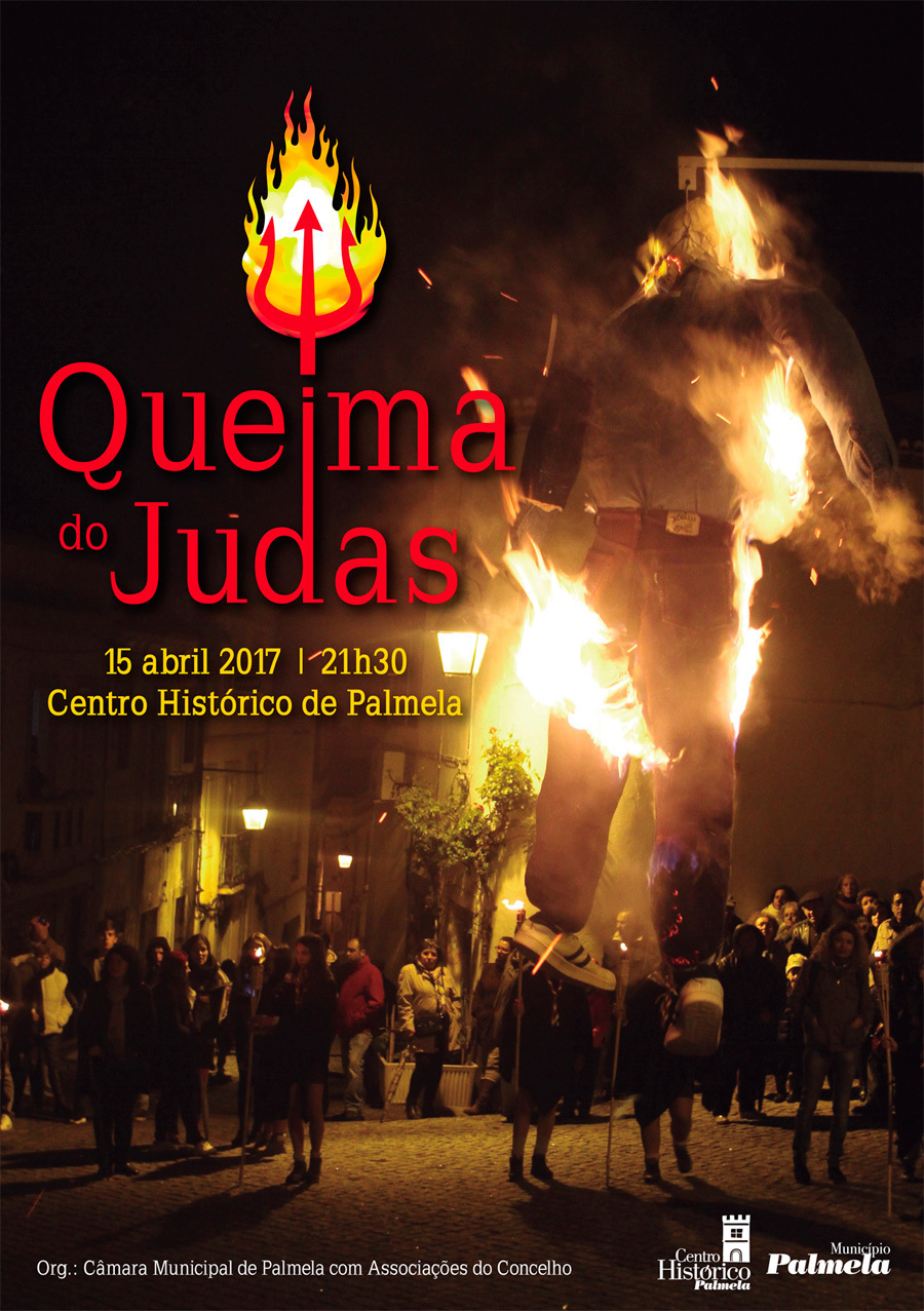 Palmela volta a Queimar o Judas nas ruas do Centro Histórico: Ritual tradicional a meia hora de L...