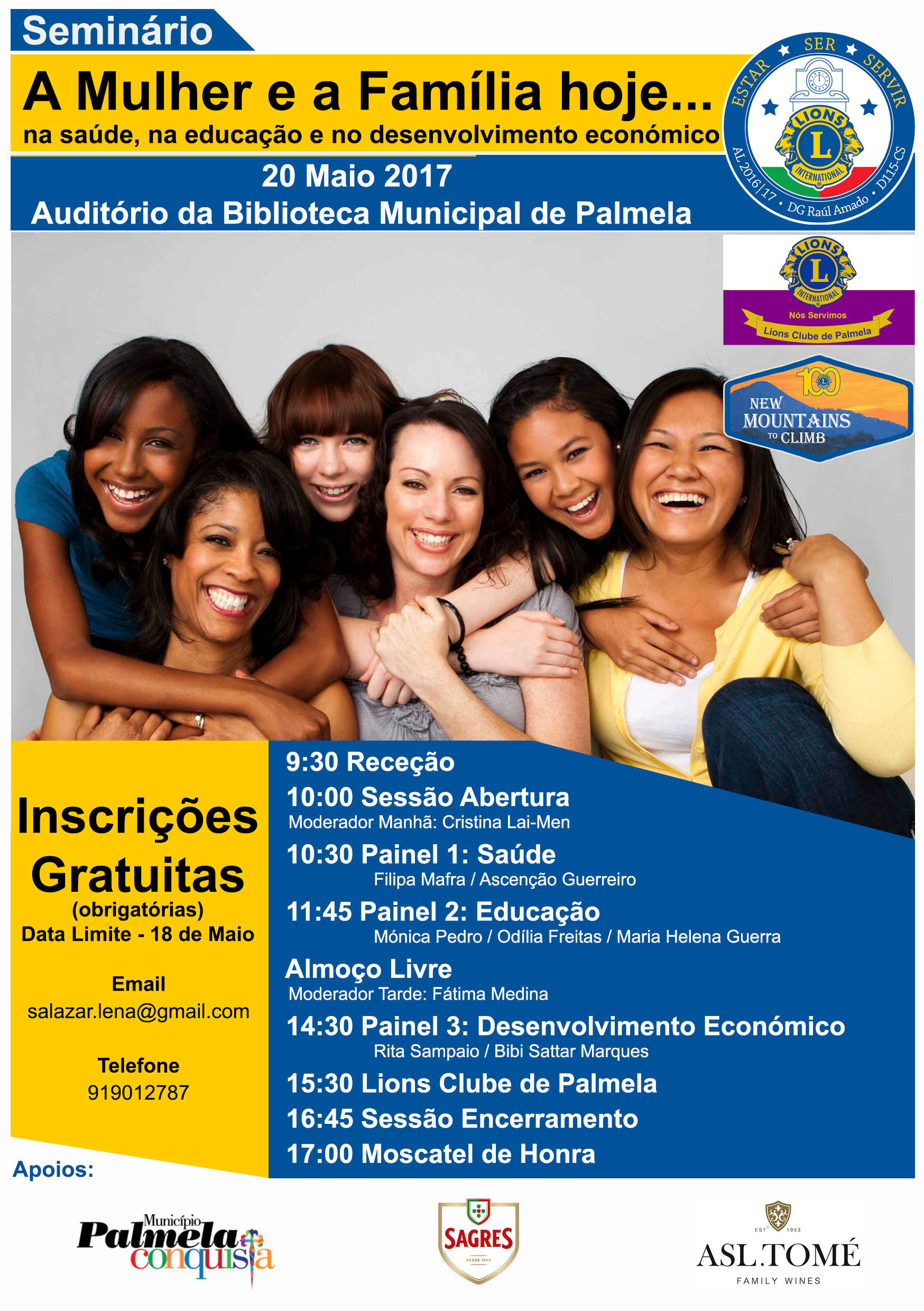 Lions Clube de Palmela promove Seminário sobre papel da Mulher e Família na sociedade 