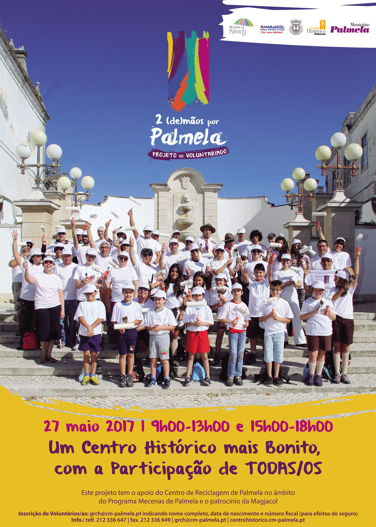 Projeto participativo "2 (de)mãos por Palmela" com inscrições abertas para voluntariado
