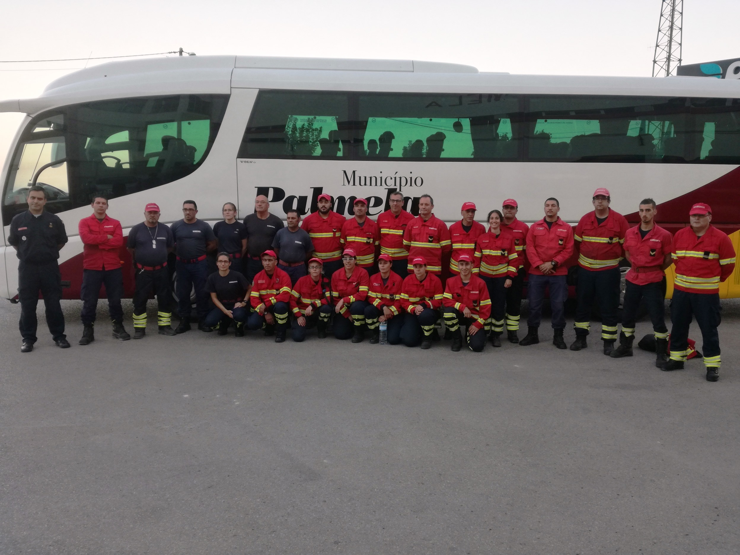 Município de Palmela apoia rendição de bombeiros em serviço noutros pontos do país
