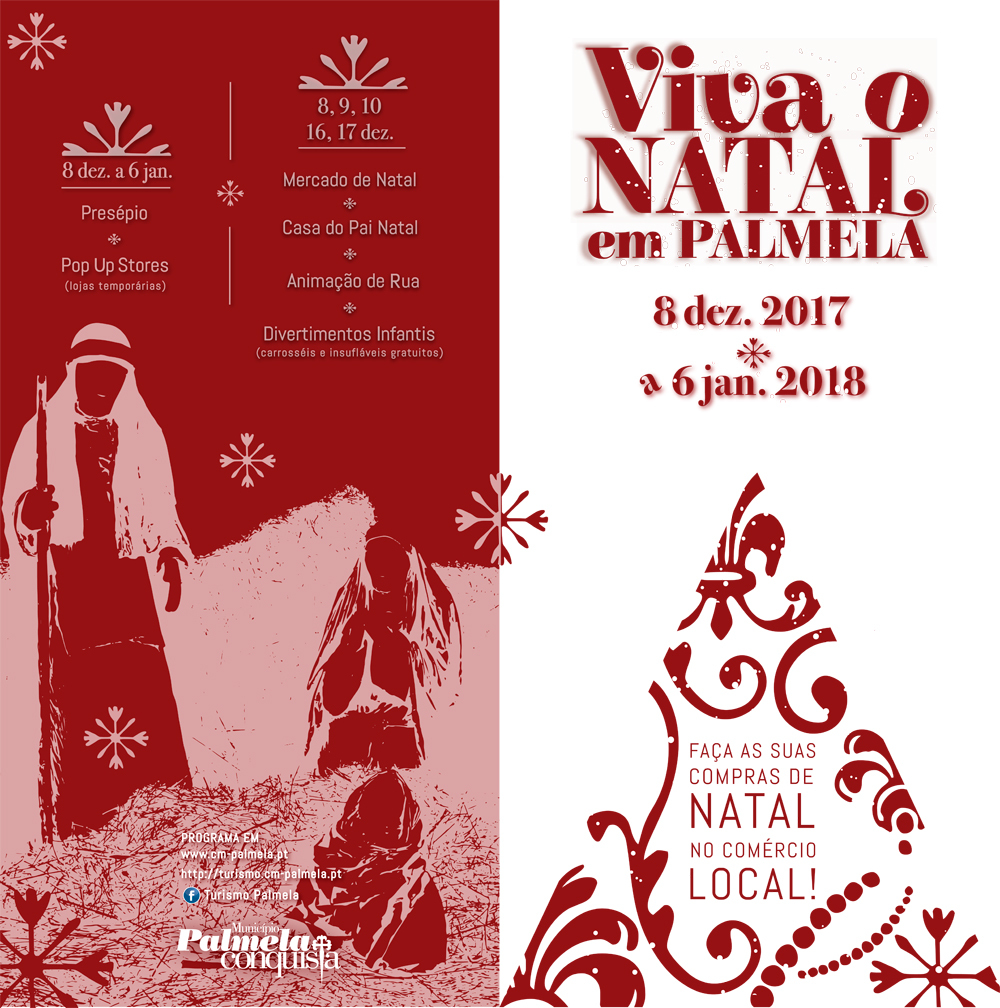 “Viva o Natal em Palmela” arranca a 8 de dezembro: Presépio, diversões infantis e mercado de doça...