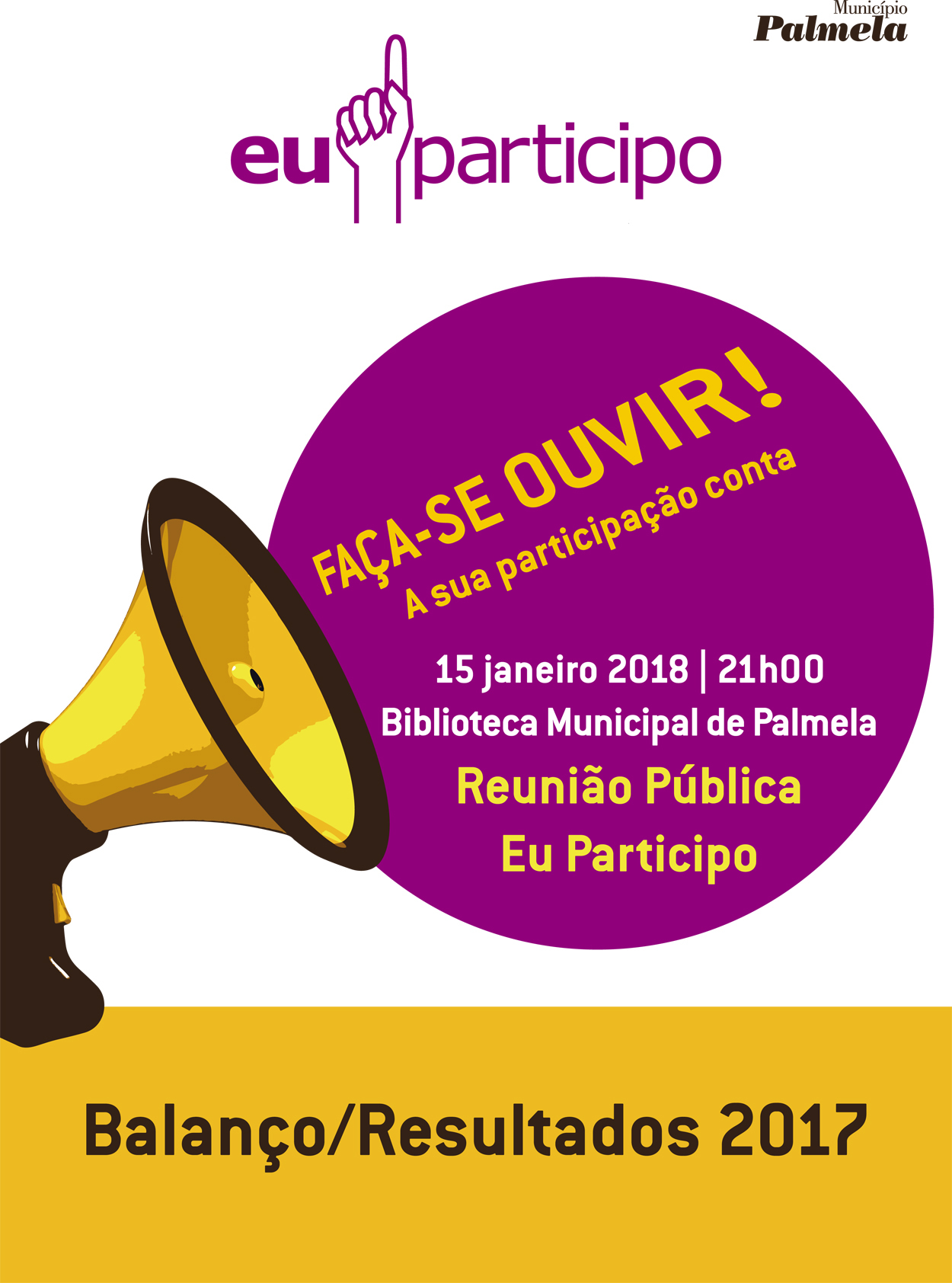 Eu Participo!: Resultados do ciclo 2017 apresentados no dia 15