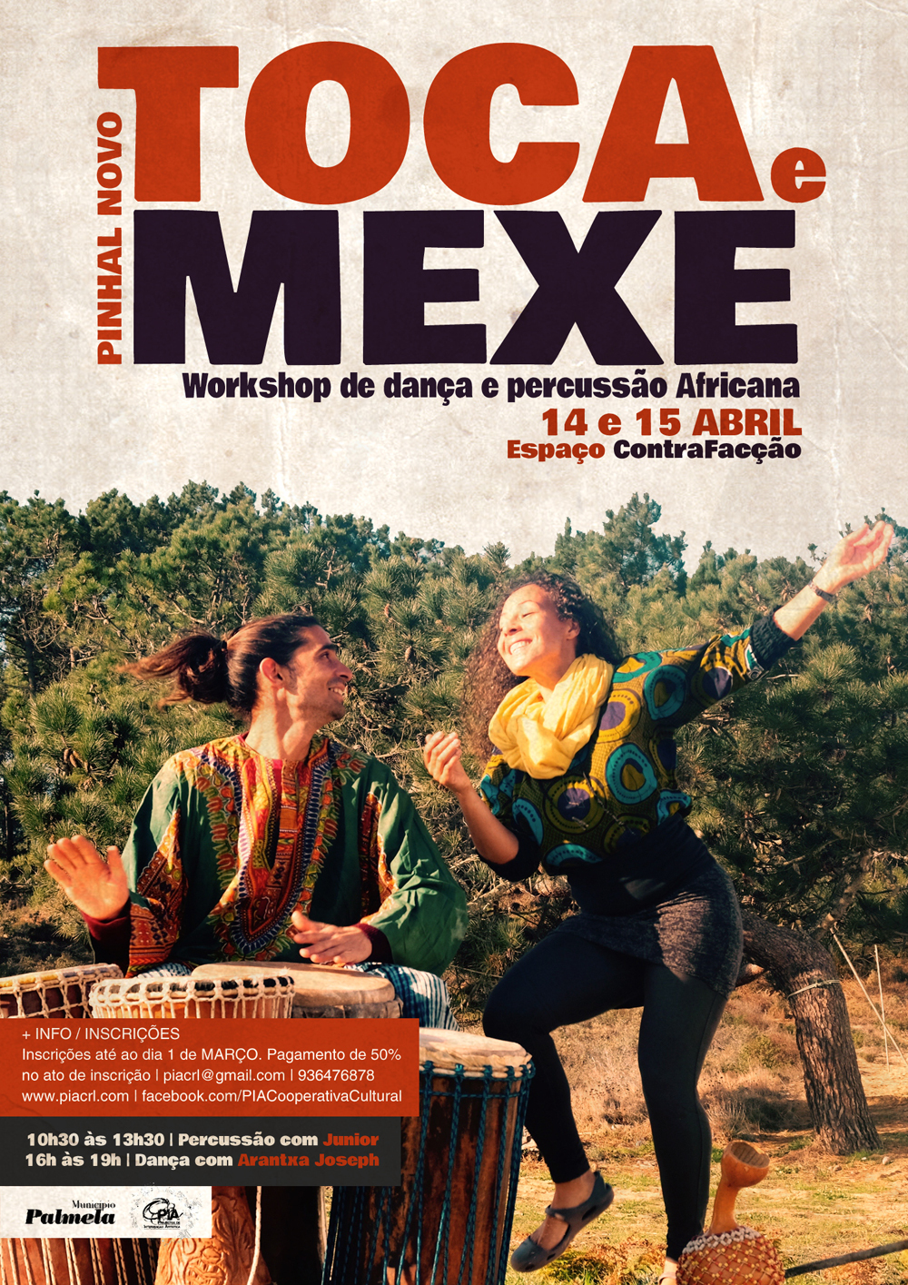 Espaço Contrafacção acolhe workshop de Dança e Percussão Africana