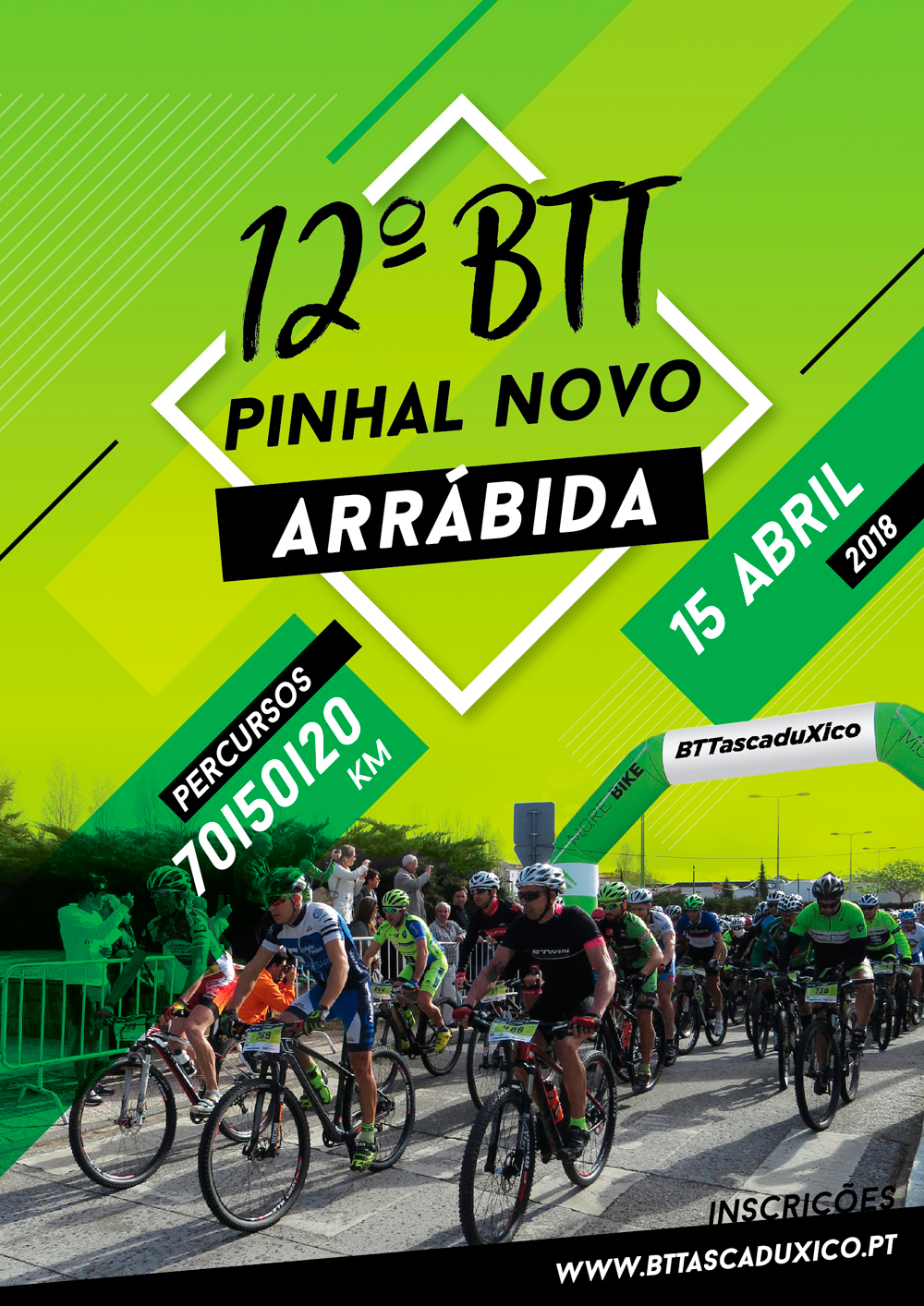 12.ª Maratona BTT Pinhal Novo/Arrábida a 15 de abril