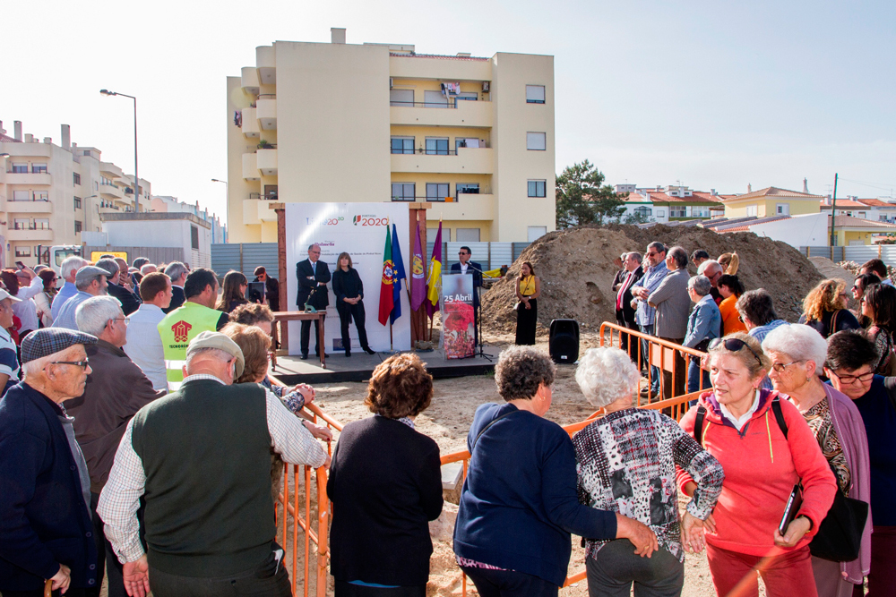 Lançamento de 1.ªs pedras da Unidade de Saude Familiar de Pinhal Novo Sul e 2.ª fase da Ecopista ...