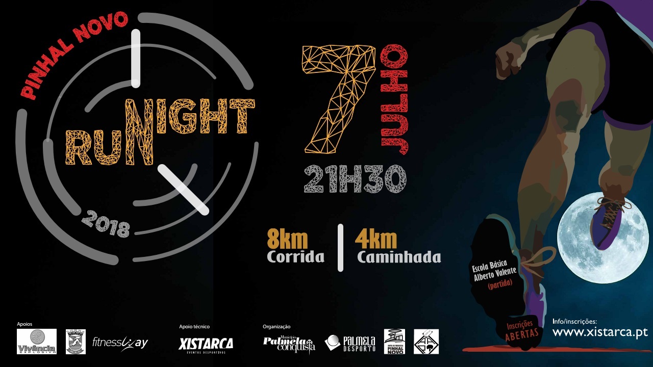 2.º Pinhal Novo Night Run: Treinos abertos em grupo com aulas de ginástica e corrida iniciam a 23...