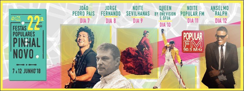 Festas Populares de Pinhal Novo têm início a 7 de junho