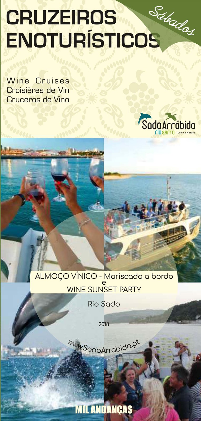 Wine Sunset Party 2018: Cruzeiros enoturísticos regressam ao sado com vinhos da região