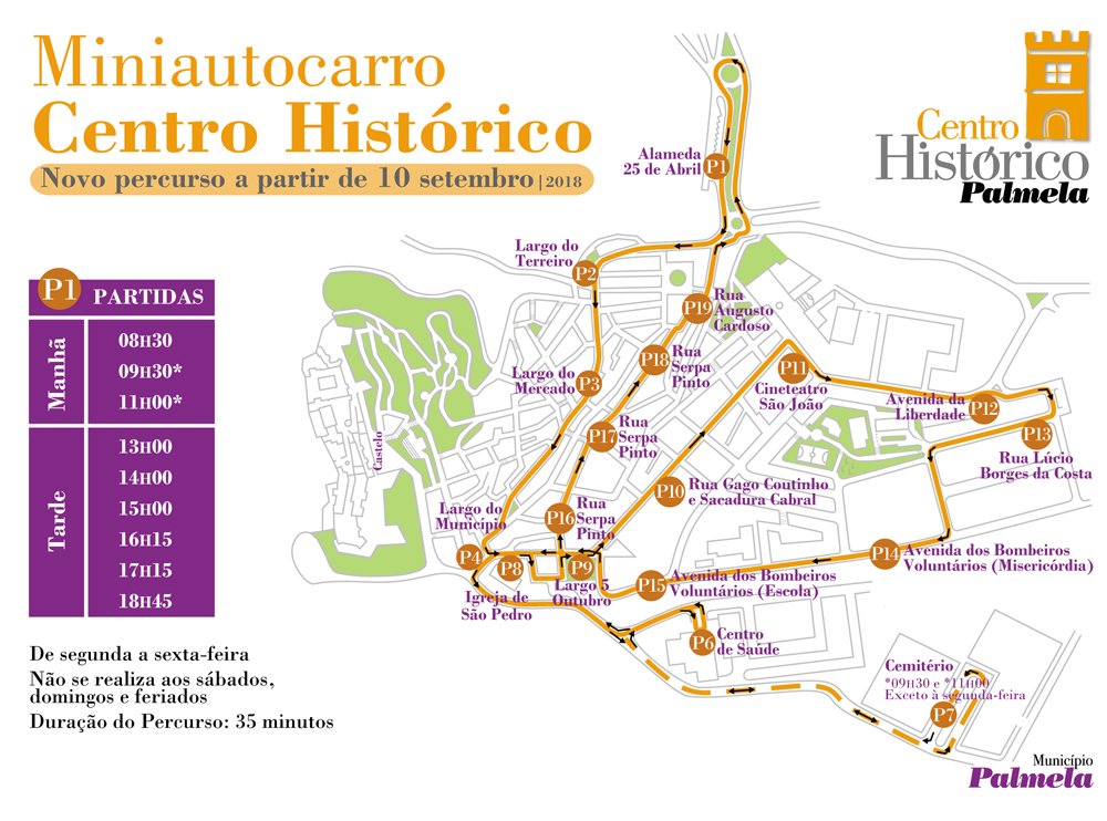  Miniautocarro do Centro Histórico com novo percurso e horários a partir de 10 de setembro