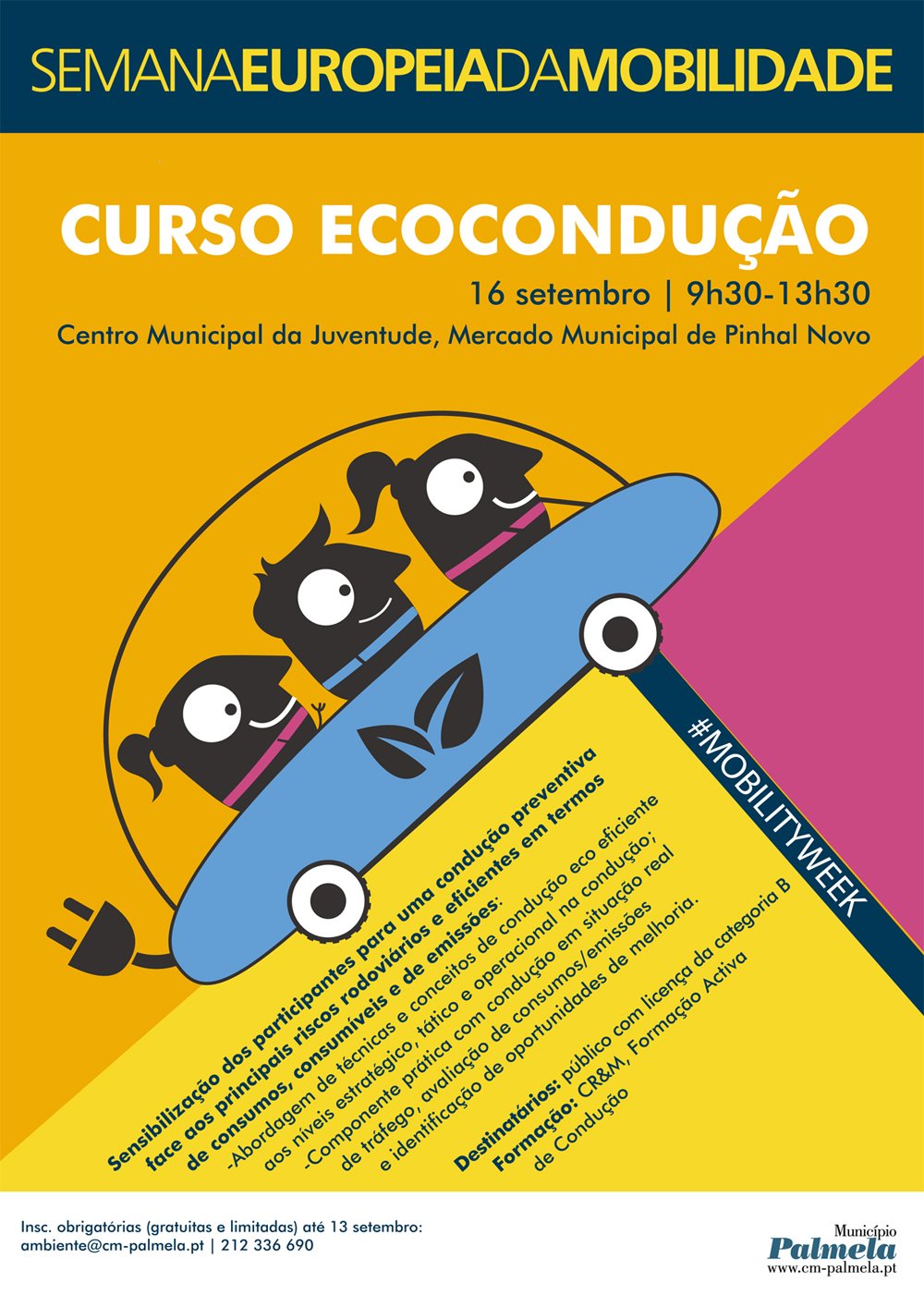 Município de Palmela promove Curso de Eco-condução em Pinhal Novo