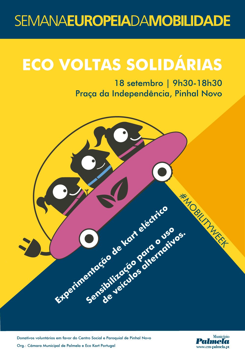 Eco voltas solidárias sensibilizam para mobilidade sustentável