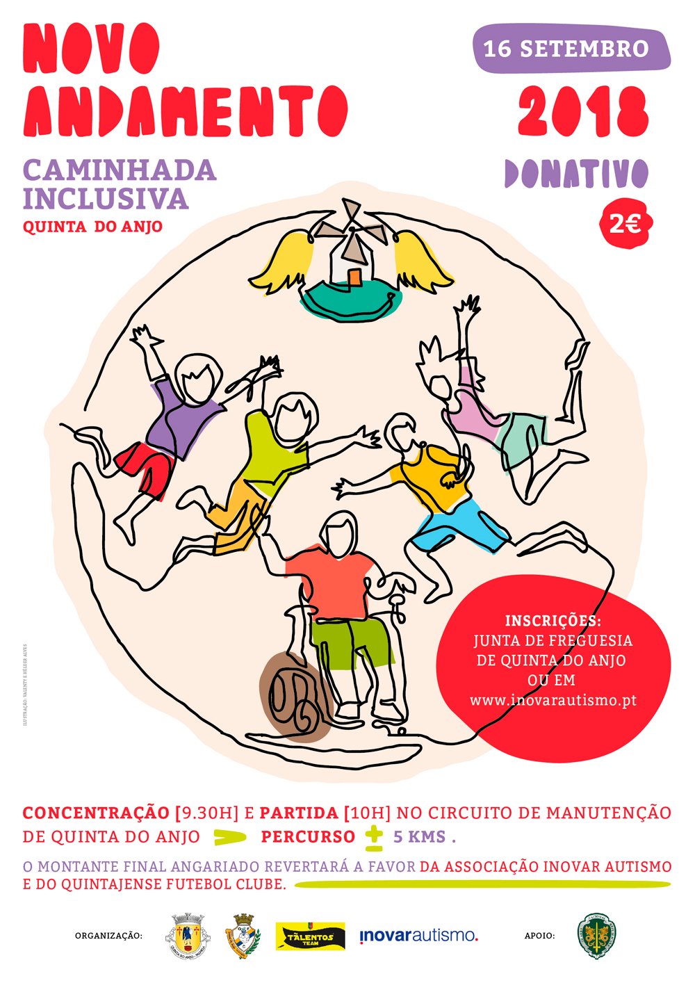 Municipio apoia Caminhada Inclusiva" Novo Andamento"