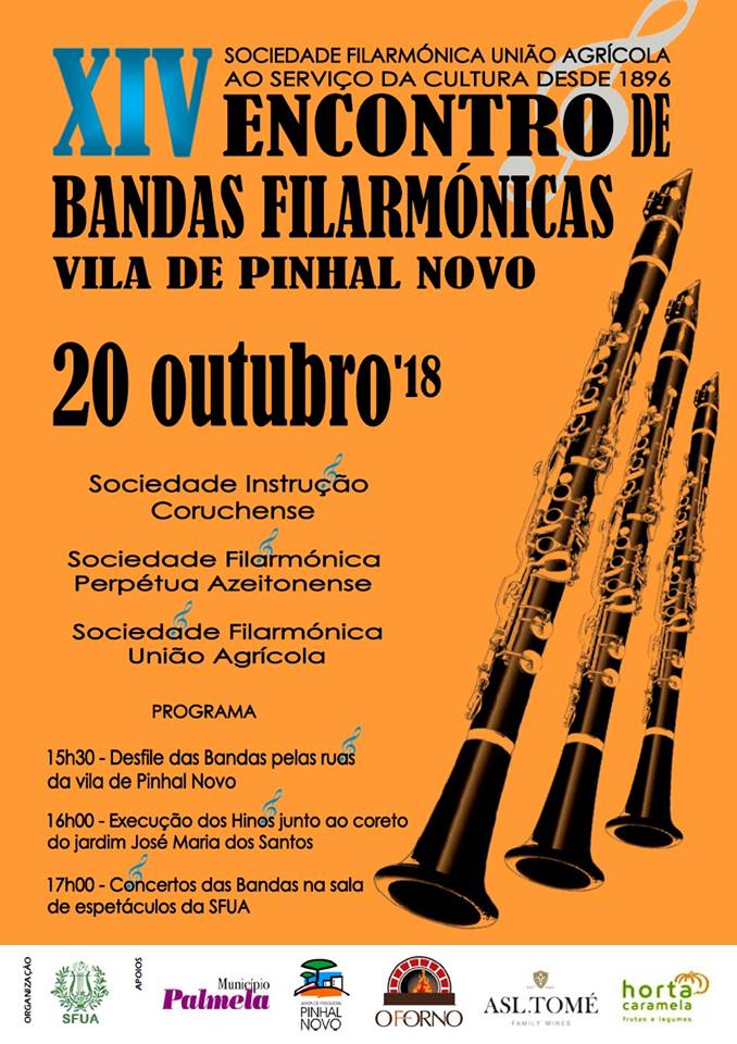 XIV Encontro de Bandas Filarmónicas leva música às ruas de Pinhal Novo
