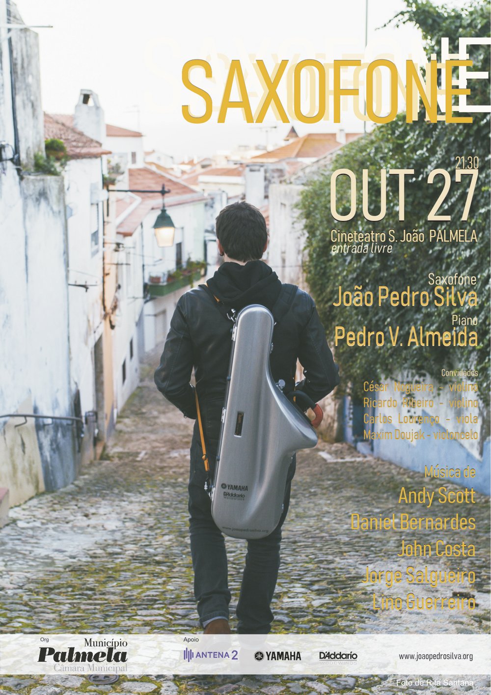 Espetáculo de saxofone encerra Mês da Música a 27 de outubro