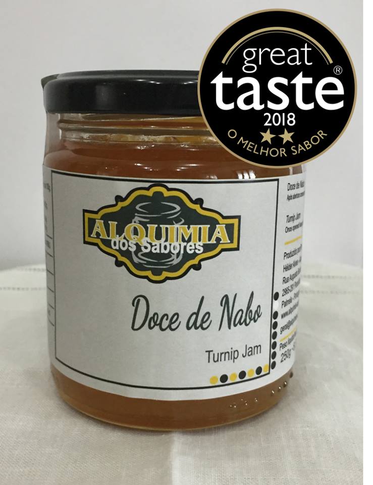Great Taste Awards 2018: Município de Palmela saúda Alquimia dos Sabores e Doce da Bina