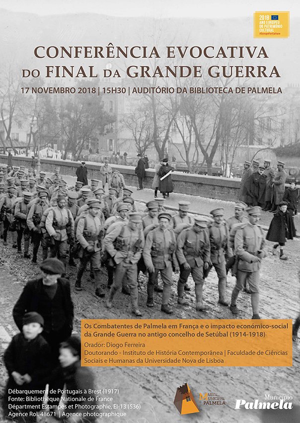 Biblioteca Municipal de Palmela recebe Conferência evocativa do final da Grande Guerra