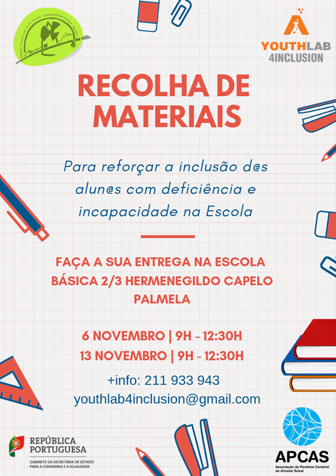 Escola EB 2,3 Hermenegildo Capelo promove recolha de materiais didáticos