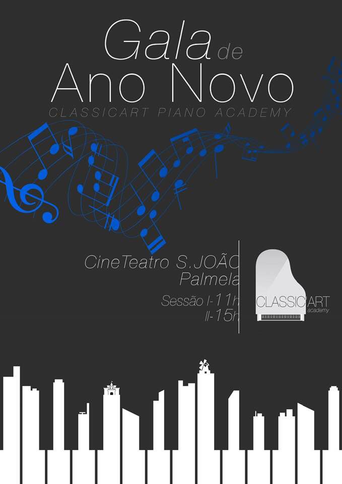 Classicart Piano Academy realiza Gala de Ano Novo no Cineteatro S. João