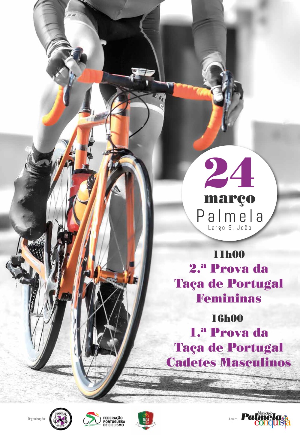 Palmela recebe provas de ciclismo da Taça de Portugal