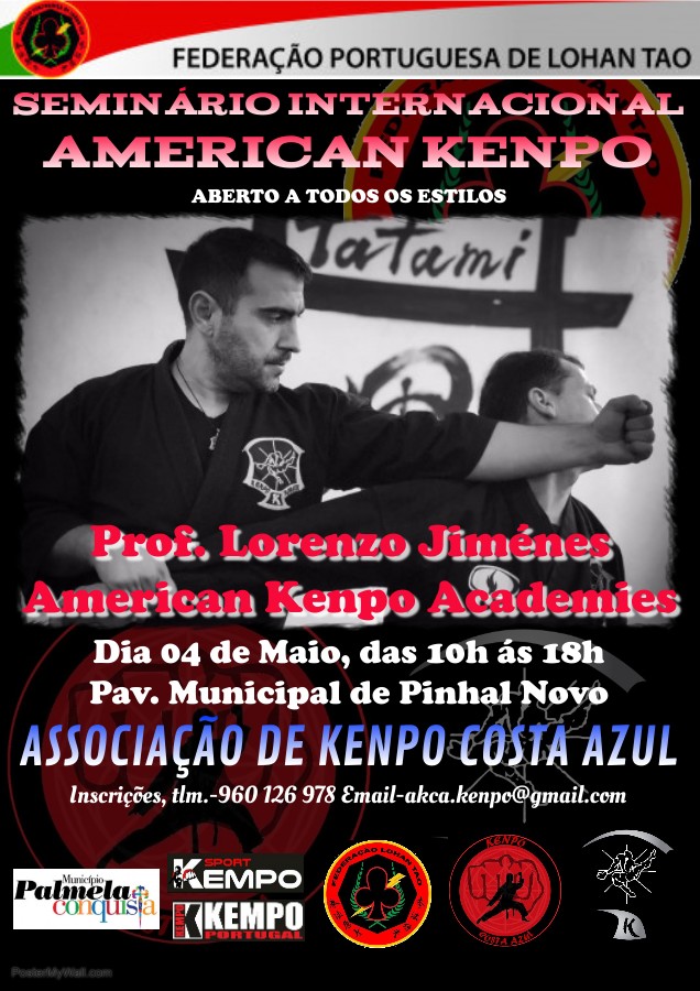 Pavilhão de Pinhal Novo acolhe Seminário Internacional de American Kenpo
